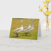 ganzen kaart (Gele Bloem)