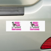 Ganzen, liefde en begrip bumpersticker (Op auto)