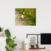 Ganzen met Goslings Poster (Thuiskantoor)