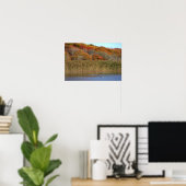 Ganzen met herfstbomen poster (Thuiskantoor)