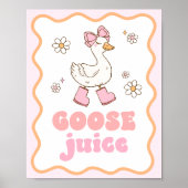 Ganzen Sap Tafelbord Poster (Voorkant)