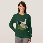 Ganzen: Tufted Trio T-shirt (Voorkant volledig)