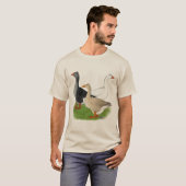 Ganzen: Tufted Trio T-shirt (Voorkant volledig)