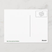 Ganzen voeren een beetje Ierse dansen uit Briefkaart (Achterkant)