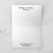 Ganzen wachten feestdagen kaart (Binnen)