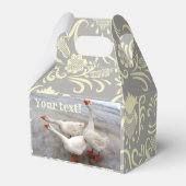 Ganzen zijn grappig bedankdoosjes (Voorkant Zijde)