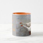 Ganzen zijn grappig mok (Midden)