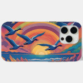 Ganzen zonsopgang op het strand Case-Mate iPhone case (Achterkant (horizontaal))