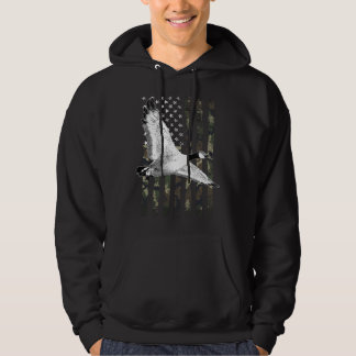 Ganzenjacht Camo Vlag (op achterkant)  Hoodie