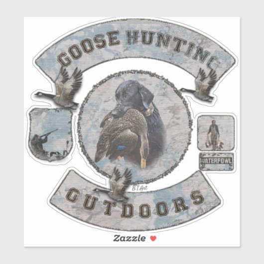 Ganzenjacht Sticker (Vel)