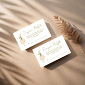 Ganzenkwekerij rijmt baby shower luierverloting informatiekaartje