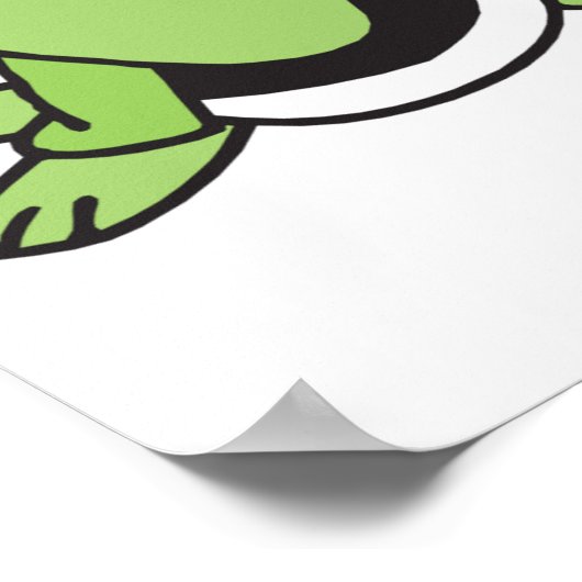 ganzenschildpad poster (Hoek)