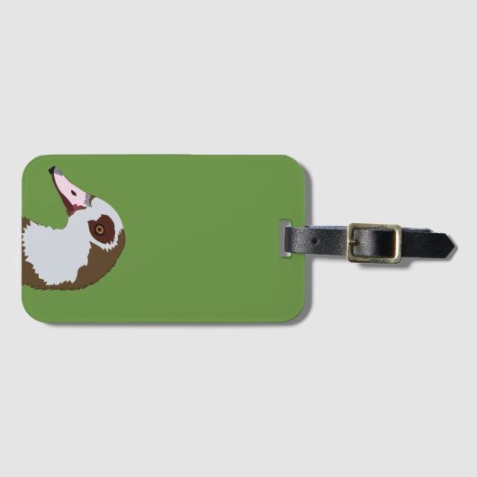 ganzenwatervogels bagagelabel (Voorkant (horizontaal))