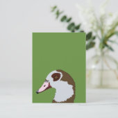 ganzenwatervogels briefkaart (Staand voorkant)