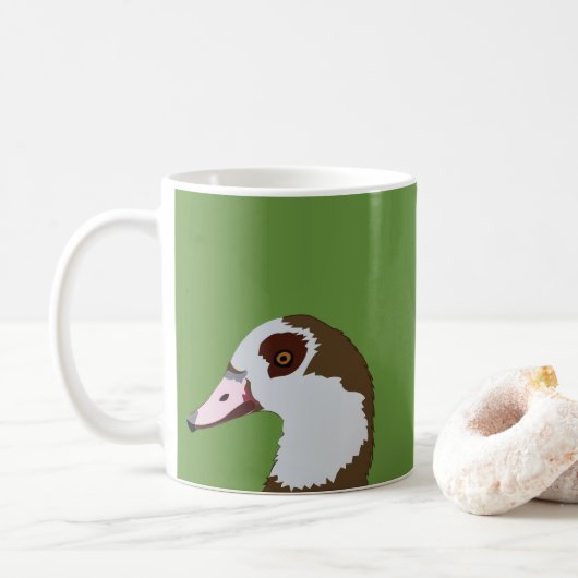 ganzenwatervogels koffiemok (Met donut)