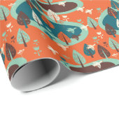 Ganzenwoud: Natuur Scène Cadeaupapier (Rol Hoek)