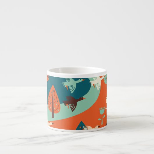 Ganzenwoud:  Natuur Scène Espresso Kop (Voorkant)