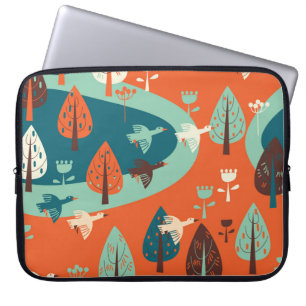 Ganzenwoud:  Natuur Scène Laptop Sleeve