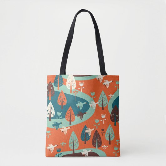 Ganzenwoud: Natuur Scène Tote Bag (Voorkant)