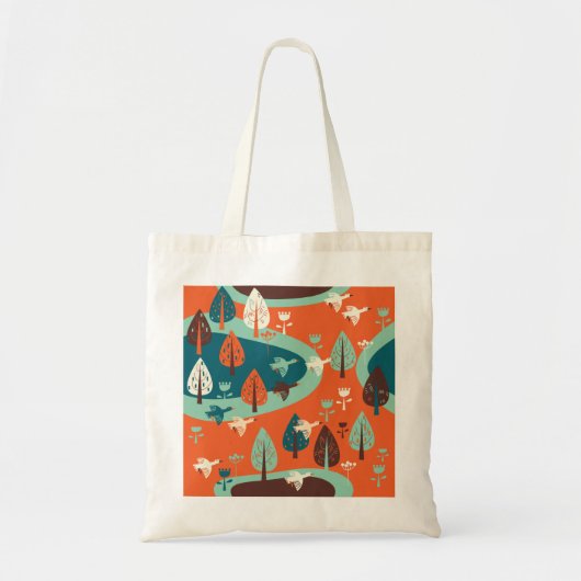 Ganzenwoud:  Natuur Scène Tote Bag (Voorkant)