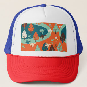 Ganzenwoud:  Natuur Scène Trucker Pet