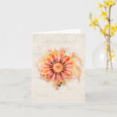 Ganzia Kaart (Gele Bloem)