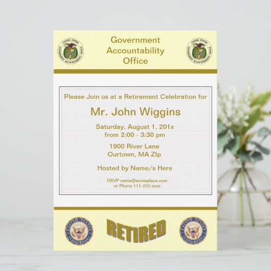 GAO Uitnodiging tot vervroegde uittreding (Staand voorkant)