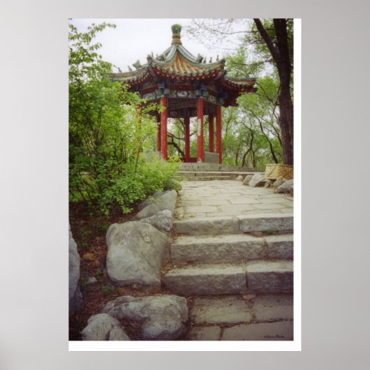 Gaozhan TemplePoster Poster (Voorkant)