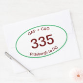 GAP + C&O Canal ovale sticker (Envelop)