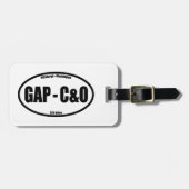 GAP - C&O Towpath Oval Bagagelabel (Voorkant horizontaal)