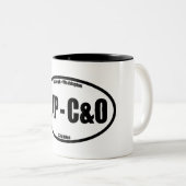 GAP - C&O Towpath Oval Tweekleurige Koffiemok (Voorkant rechts)