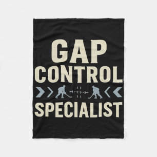 Gap Control Specialist Grappige Hockey Verdediger Fleece Deken