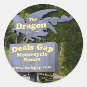 Gap in deals ronde sticker