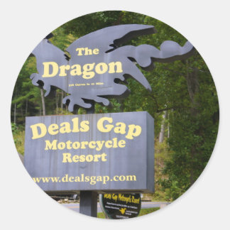 Gap in deals ronde sticker