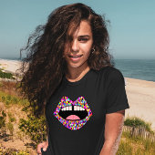 GAP TOOTH GIRL MOUTH T-SHIRS T-SHIRT