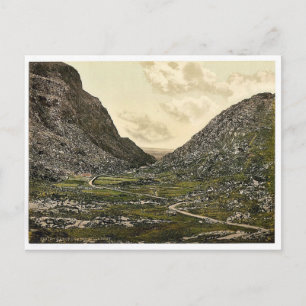 Gap van Dunloe. Killarney. Co. Kerry, klasse Ierla Briefkaart