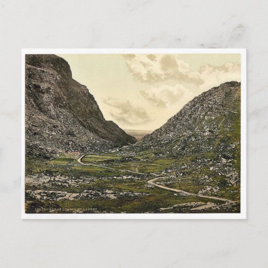 Gap van Dunloe. Killarney. Co. Kerry, klasse Ierla Briefkaart (Voorkant)