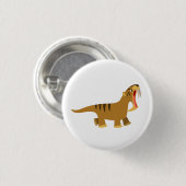 Gaping Mouth Cartoon Thylacosmilus Button Badge (Voorkant /achterkant)