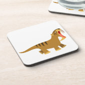 Gaping Mouth Cartoon Thylacosmilus Onderzetters Se (Linkerzijde)