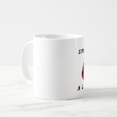 Gapped tanded meisje koffie mok (Voorkant links)