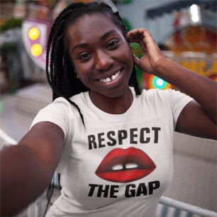 Gapped tooth girl T-shirts, Hersect de greep T-shirt