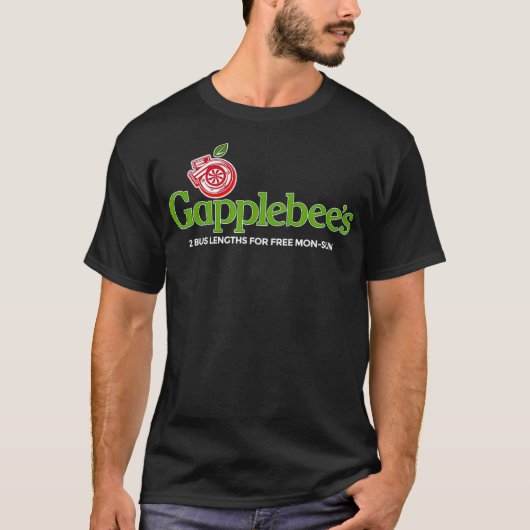 Gapplebees slepen met de Amerikaanse spierturbo Bo T-shirt (Voorkant)