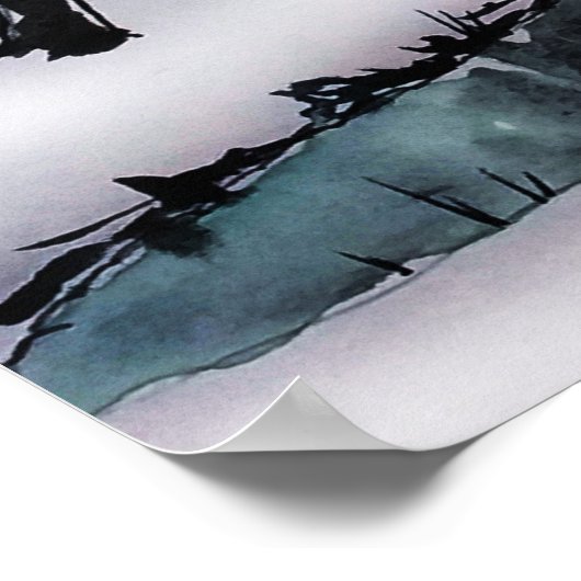 Gapstow Bridge, Central Park, New York Poster (Hoek)