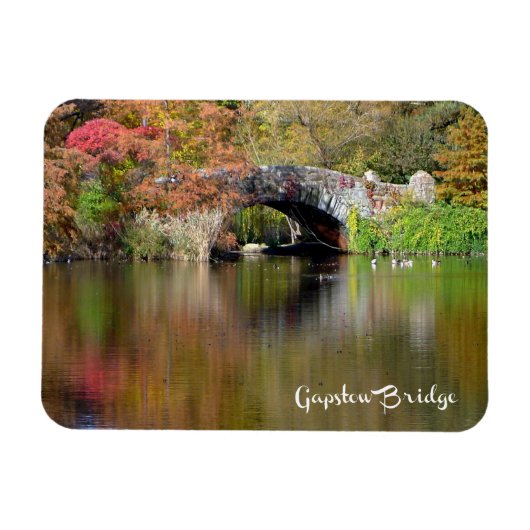 Gapstow Bridge, Central Park, NYC - fotomagneet Magneet (Horizontaal)