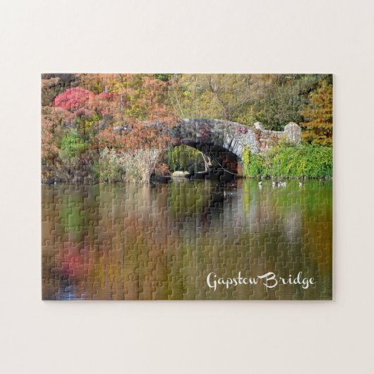 Gapstow Bridge, Central Park, NYC - puzzel Legpuzzel (Horizontaal)