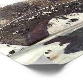 GAPSTOW BRIDGE IN CENTRAAL PARK IN WINTER-POSTER POSTER (Hoek)