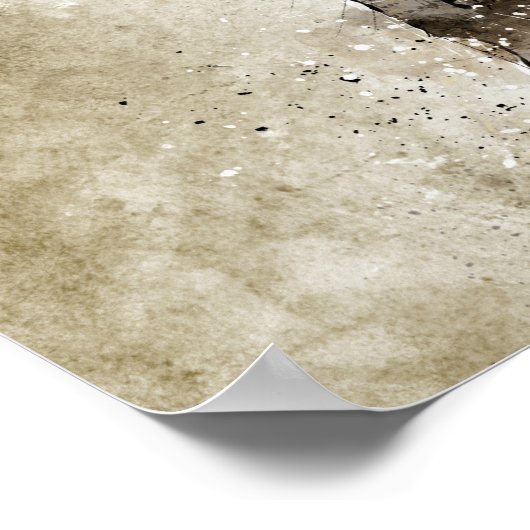 Gaqzelle  printwand poster (Hoek)