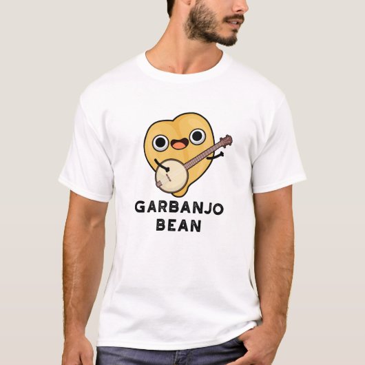 Gar-banjo Bean Funny Garbanzo Banjo Pun T-shirt (Voorkant)