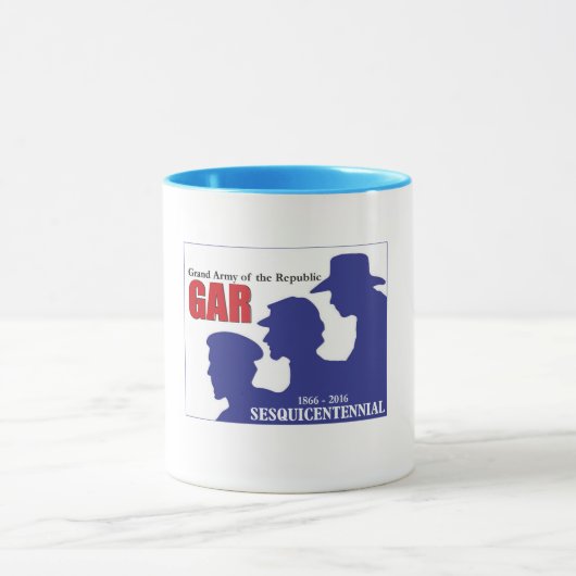 GAR Sesquicentennial Mok - Burgeroorlogsveteranen (Midden)