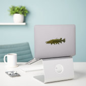 Gar-uitknipstickers Sticker (Laptop op bureau)